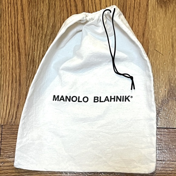 Manolo Blahnik Cream Dust Bag - Picture 5 of 5